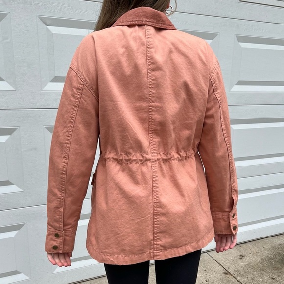 NWOT Peach denim zip up jacket universal threads S - Picture 5 of 10